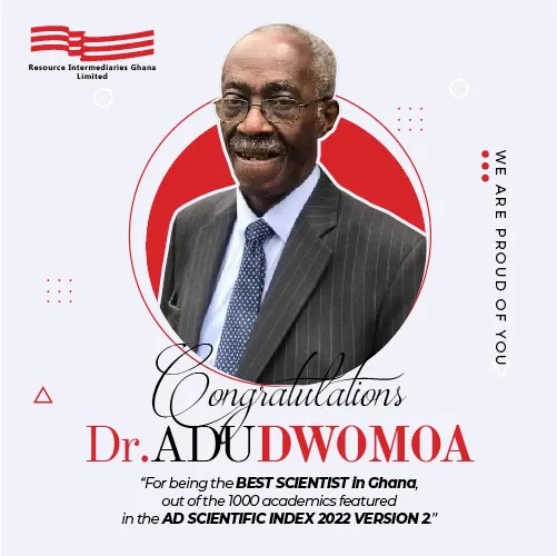 Dr. Dwomoa wins Best Scientist.